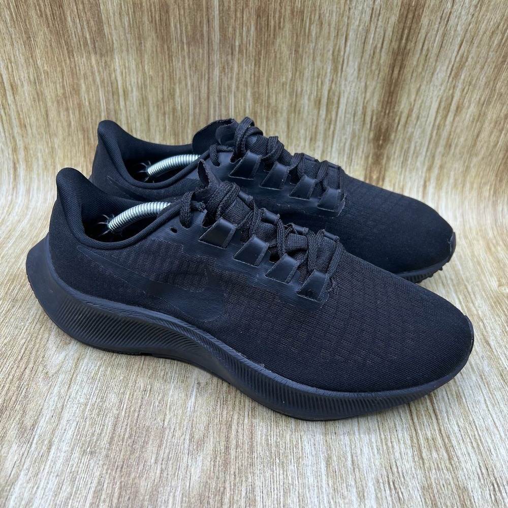 Nike Air Zoom Pegasus 37 Men's‎ 7.5 Womens 9 Running Shoes Black BQ9646-005
